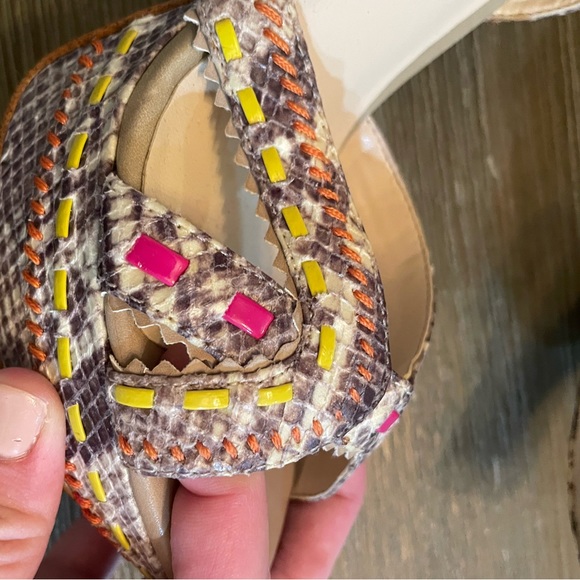 Guess Snakeskin Platform Sandal - Picture 5 of 6